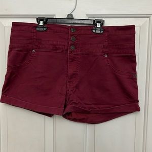 Maroon shorts